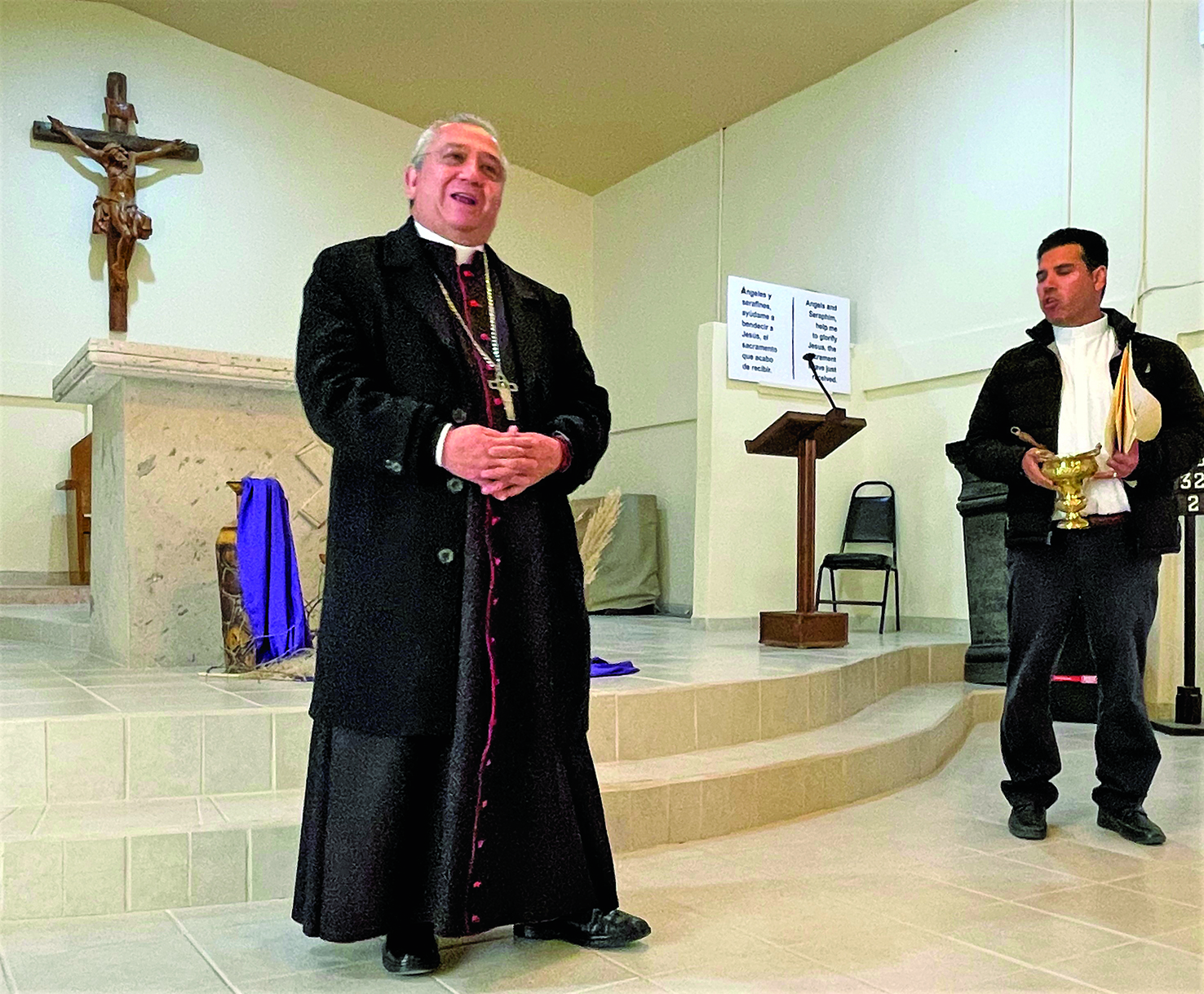 Bishop of Tijuana visits St. Joseph’s