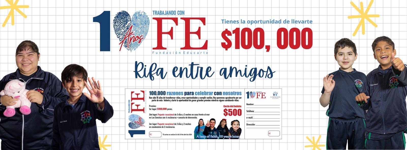 Show Educarte Some Extra Love This February, and You May Win $100,000 Pesos
